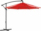 Parasol met LED-zonneverlichting