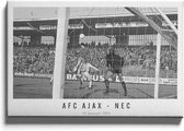 Walljar - AFC Ajax - NEC '71 - Muurdecoratie - Canvas schilderij