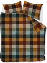 Premium Luxe Flanel Lits-jumeaux Dekbedovertrek Ruurd Multi | 240x200/220 | Warm En Hoogwaardig | Ideaal Tegen De Kou | Inclusief 2 Kussenslopen