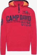 Camp David ® Pullover met afneembare capuchon Polar Ocean rood