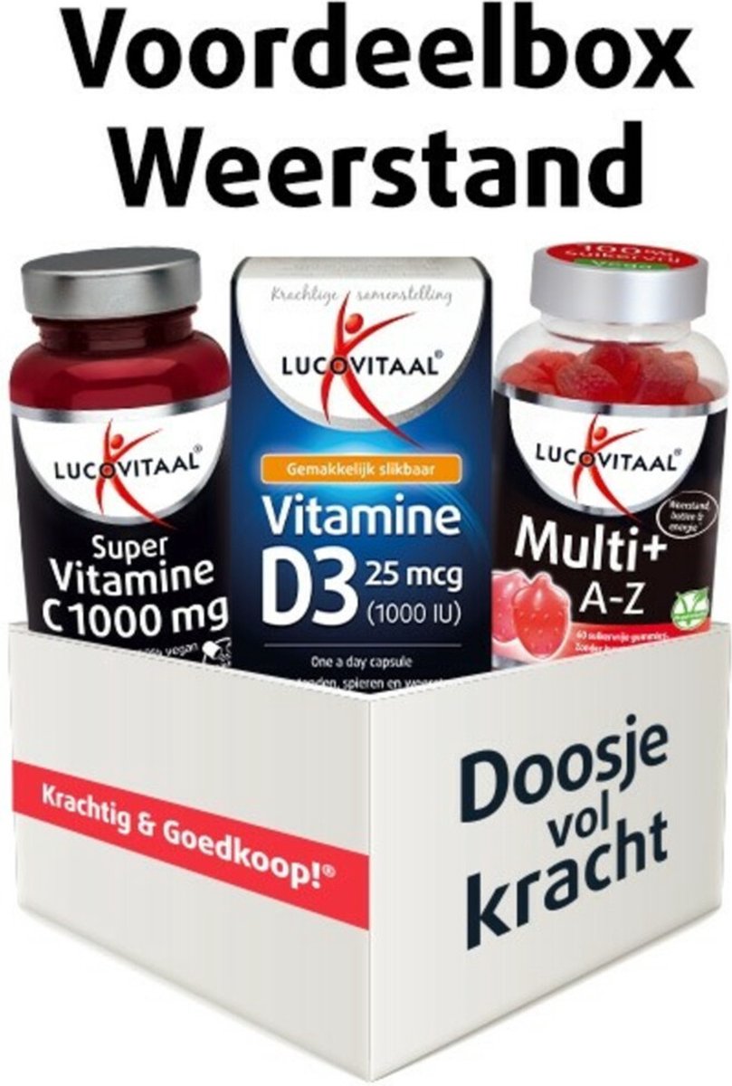 Goedkoopste Lucovitaal Voordeelbox Weerstand 3 stuks