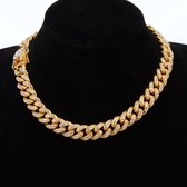 ICYBOY Miami Heren Gouden Ketting - Verguld Goud - 60 cm - Cuban Link