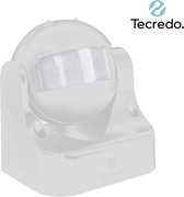 Tecredo Bewegingssensor lamp binnen/buiten – Bewegingsmelder – 180° 12m - WIT