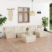 Decoways - 6-delige Loungeset pallet geïmpregneerd vurenhout