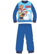 Paw Patrol pyjama - donkerblauw - Paw fleece pyama - maat 92