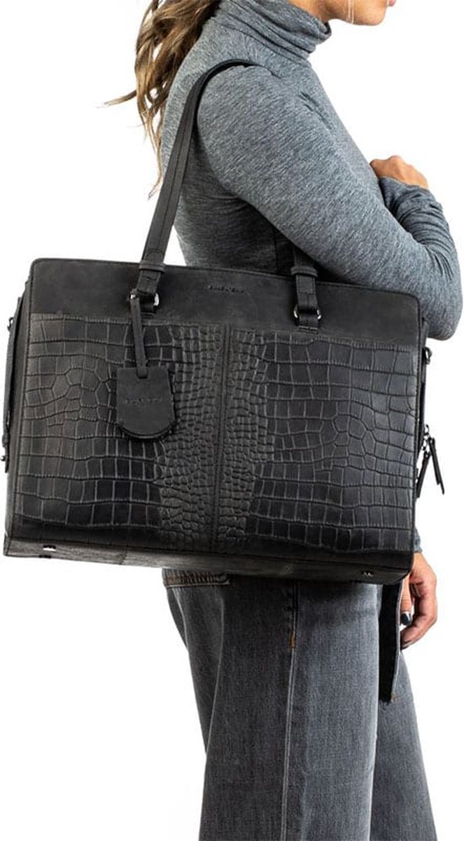 burkely croco cody work bolsa