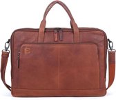 Genicci Raven 17,3 inch laptoptas Cognac