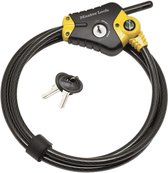 Masterlock Python - Kabelslot - 180cm x 10mm - 4 sleutels - Zwart
