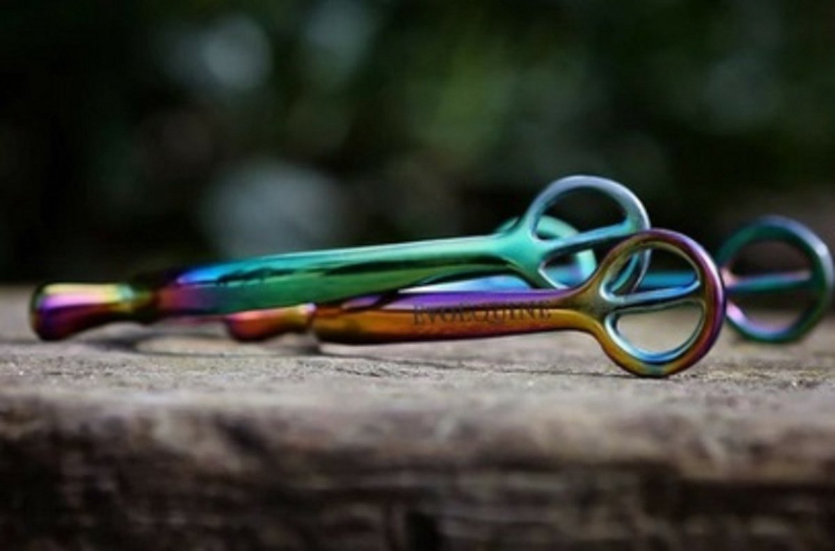 EvoEquine steelspoor dames Titanium - Rainbow - 1cm