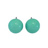 Kleine oorknopjes - Turquoise - Basics - Damesdingetjes