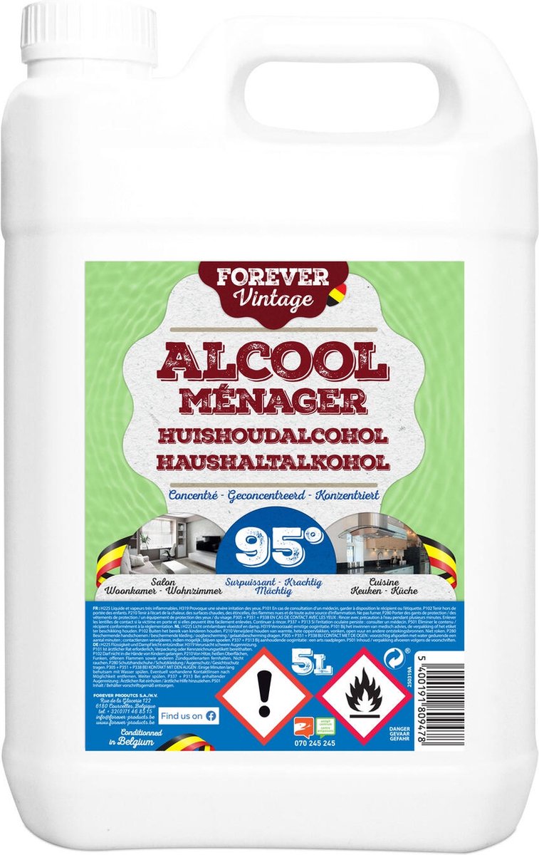 Alcool isopropylique 99,9 % en bidon de 10 litres