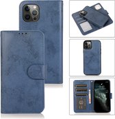 Bookcase Apple iPhone 13 Pro Max | Hoogwaardig Pu Leren Telefoonhoesje | Lederen Wallet Case | Blauw