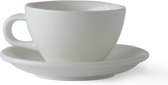 ACME Cappuccino Kop en schotel  - 190ml -  Milk (wit)  -  porselein servies