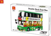 Wange Double Deck Tour Bus - Compatibel met Lego - Bouwset - 456 onderdelen