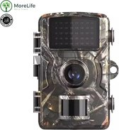 Morelife HD Jacht Trail Camera | 12MP Wildlife Observatie Camera| Nachtzicht en Anti-Blur Technologie | HD 1080P Video | Wild Camera | Wild Camera met Nachzicht