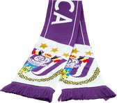 RSC Anderlecht sjaal logo shuin paars/wit