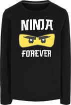 Lego Wear Longsleeve Ninjago Forever zwart - maat 146