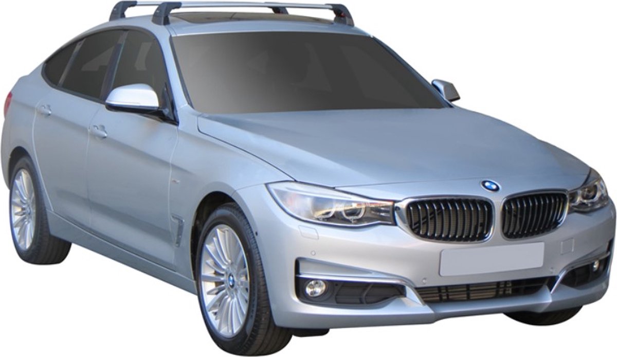 BMW 3 serie GT 5drs Hatch 2013 - heden Premium Dakdrager Zwart Whispbar Auto Exterieur Accessoires