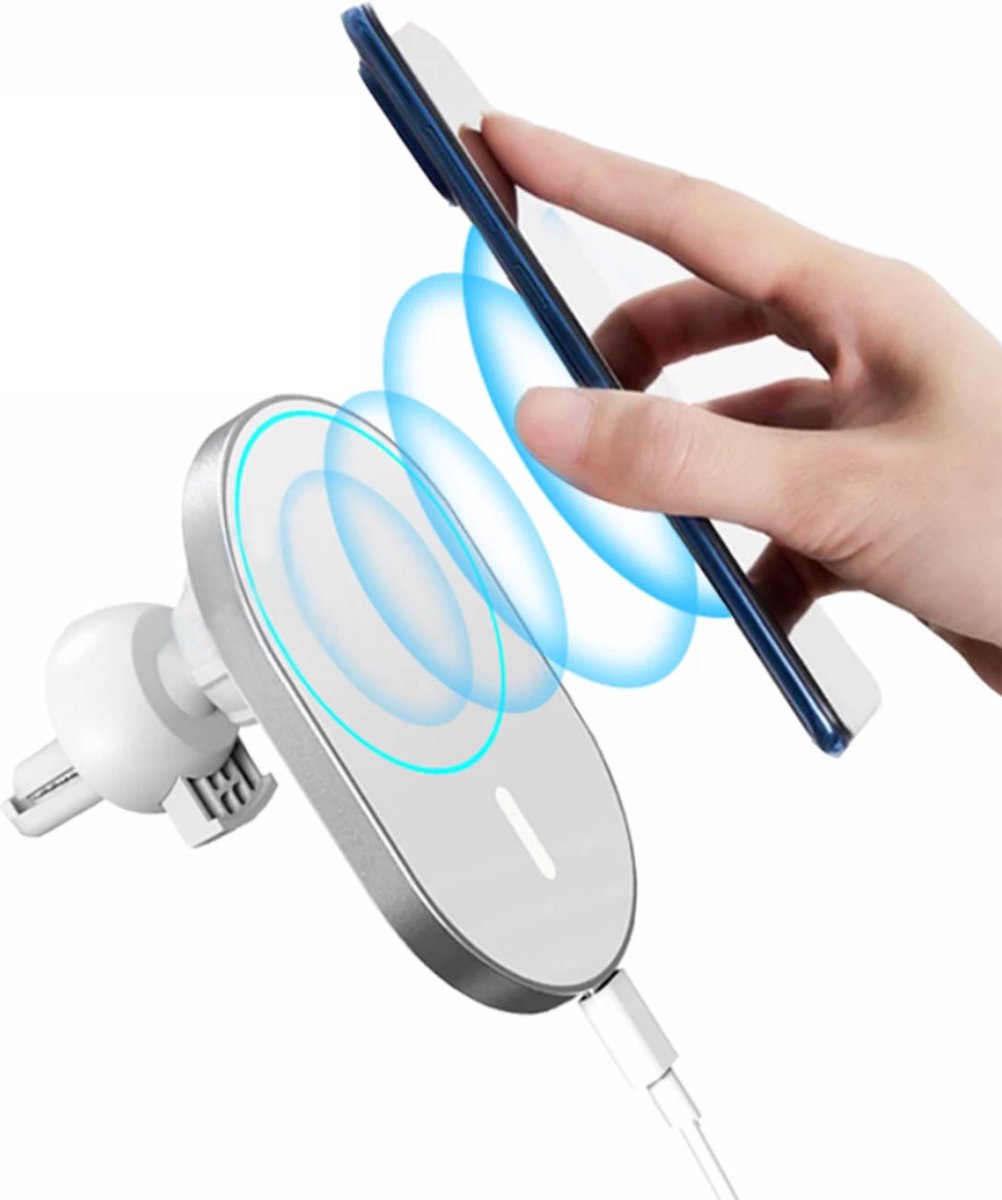Telefoonhouders Auto met Magsafe Draadloos Opladen - GSM Smartphone Houder Auto - Ventilatierooster