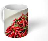 Mok - Bord met chilipepers - 350 ML - Beker