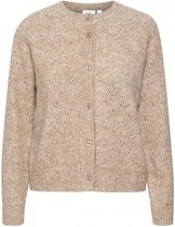 SAINT TROPEZ ISABELLASZ CARDIGAN Beige Maat-S