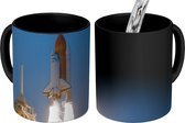 Magische Mok - Foto op Warmte Mok - Een lancering van de Space Shuttle - 350 ML
