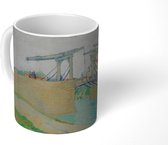 Mok - Koffiemok - De brug van Langlois - Vincent van Gogh - Mokken - 350 ML - Beker - Koffiemokken - Theemok