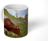 Mok - Koe - Auto - Alpen - 350 ML - Beker
