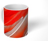 Mok - Veren structuur van een Chileense flamingo - 350 ML - Beker