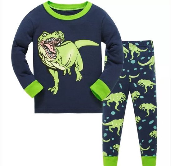 veel maten Kleding Unisex kinderkleding Pyjamas & Badjassen Pyjama Gepersonaliseerde dinosaurus pjama's gepersonaliseerd elke naam kinderen pjs 