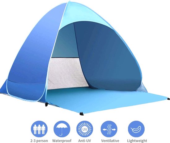 IGOODS Pop-up tent - 2/3-Persoons - Blauw