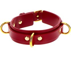 TABOOM D-Ring Collar Deluxe - Rood