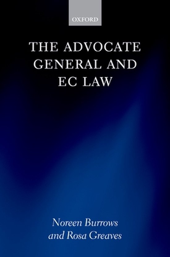 The Advocate General and EC Law - cover