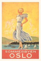 Pocket Sized - Found Image Press Journals- Vintage Journal Oslo Travel Poster