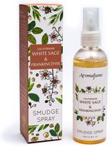 Smudge spray witte salie & frankincense Aromafume