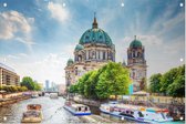 De Berliner Dom op het Museumeiland van Berlijn - Foto op Tuinposter - 150 x 100 cm
