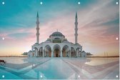 De Grote Sharjah Moskee nabij Dubai in de Emiraten - Foto op Tuinposter - 150 x 100 cm