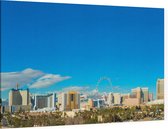 De uitgestrekte city skyline van Las Vegas in Nevada - Foto op Canvas - 45 x 30 cm