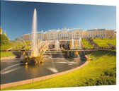 De fonteinen van het hof van Peter de Grote in Sint-Petersburg - Foto op Canvas - 45 x 30 cm
