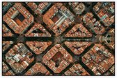 De achtkantige patronen van stedelijk Barcelona - Foto op Akoestisch paneel - 90 x 60 cm