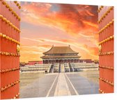 Keizerlijk Paleis Gugong van de Verboden Stad in Beijing - Foto op Plexiglas - 60 x 40 cm