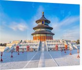 Tempel van de Hemel ten zuiden van de stad Beijing - Foto op Plexiglas - 90 x 60 cm