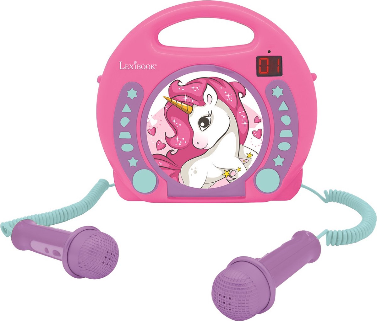 LEXIBOOK Microphone enfant Bluetooth changeur de voix Disney La