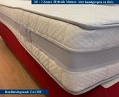 2-Persoons Matras -POCKET HYBRID 7 ZONE 21 CM - 3D - Met handgrepen en Biez  - Zacht ligcomfort - 140x210/21