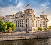 Rijksdaggebouw aan het Plein van de Republiek in Berlijn - Fotobehang (in banen) - 250 x 260 cm