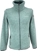 Nordberg Andrea Fleece Vest - Dames - Groen melange - Maat 3XL