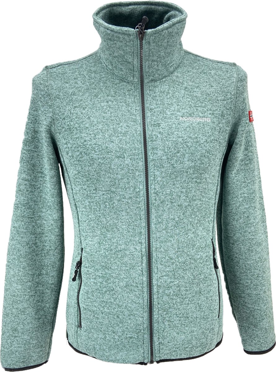 Nordberg Andrea Fleece Vest Dames melange 3XL Groen