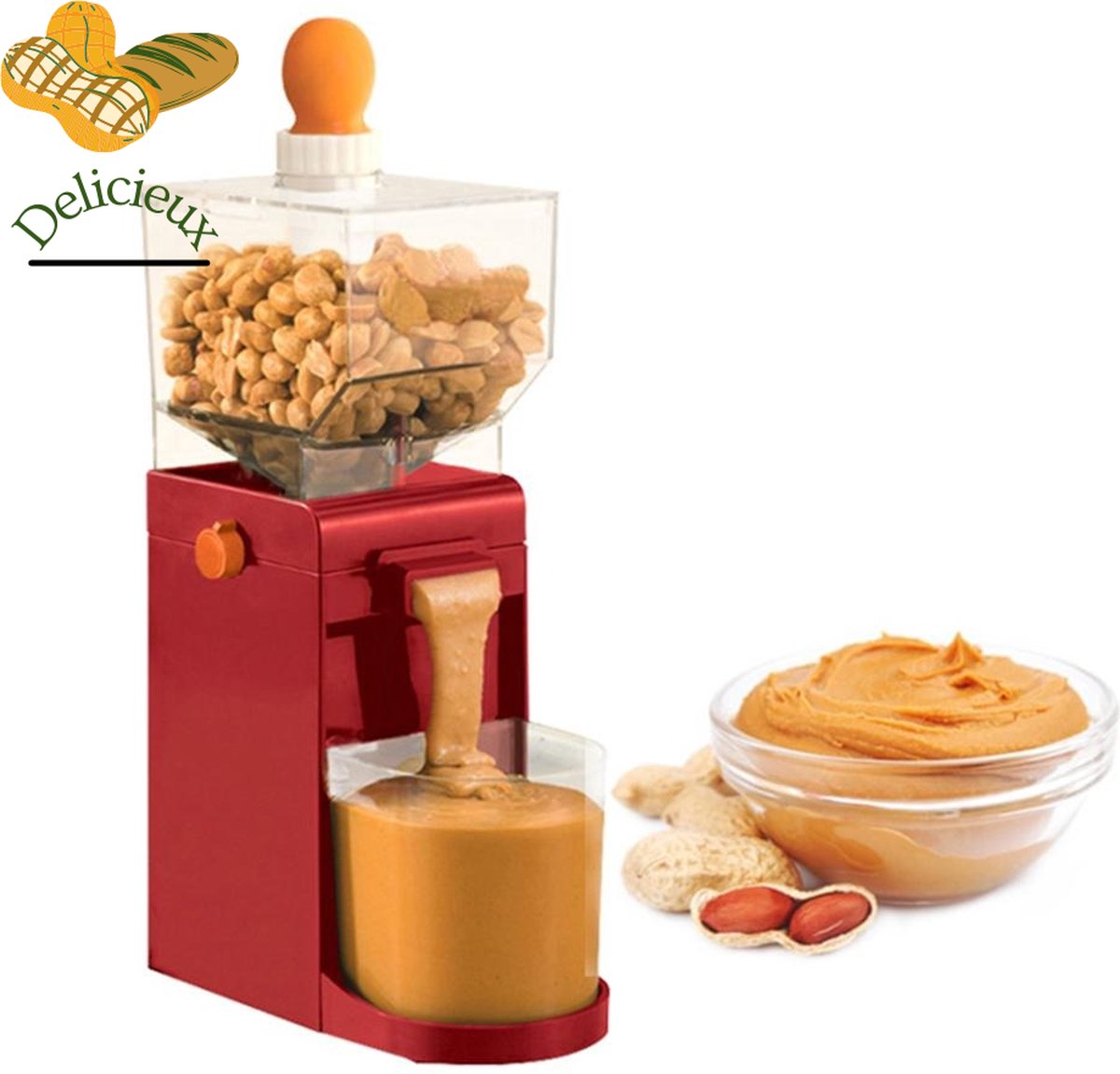 Machine à beurre de cacahuètes Delicieux®, Créez votre eigen beurre de  cacahuète