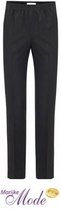 Sensia Dames Pantalon - Modelnaam: Deva - Elastieke tailleband - Korte Lengtemaat - Kleur Zwart - Maat 48