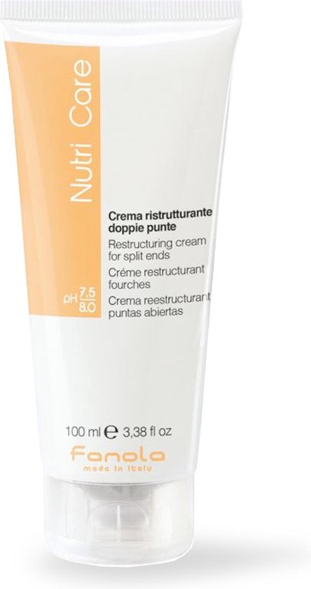 Fanola Nutri Care Restructuring Cream Krem Na Rozdwojone Koncowki 100ml Bol Com